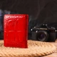 Женское портмоне CANPELLINI из натуральной кожи красное с тиснением под крокодила 56452 - изображение 7