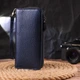 Превосходный женский кошелек-клатч из натуральной кожи флотар CANPELLINI 21616 Синий 55852 - изображение 6