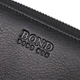 Женский кошелек BOND из натуральной кожи черный на молнии с монетницей 55625 - изображение 3