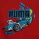 Dres chłopięcy (bluza bez kaptura + spodnie) Puma x Hot Wheels Minicats Crew Set Inf 63007315 74 cm Czerwony (4067983573576) - obraz 4