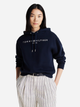 Худі жіноче Tommy Hilfiger WW0WW43598-C1G S Темно-синє (8720638385905) - зображення 1