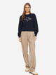 Світшот оверсайз жіночий Tommy Hilfiger WW0WW43844-C1G M Темно-синій (8720638380269) - зображення 3