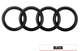 Эмблема Багажника A4 Audi 2018-2024 Кольца Black gloss - изображение 2