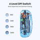 Бездротова комп'ютерна миша Wireless Mouse М388 Dual Bluetooth + 2,4G на акумуляторі прозора PK - изображение 4