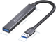 Hub USB PureLink Sonero USB Type-C - 1 x USB Type-A 3.2 / 3 x USB 2.0 0.15 m Space Grey (S-UH100-001) - obraz 3