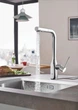Змішувач для кухні з висувним виливом Grohe Essence New (30270000) kr - изображение 3