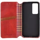 Кожаный чехол книжка GETMAN Cubic (PU) для Samsung Galaxy M35 5G Red - изображение 3