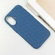 Чохол протиударний TPU Weaving для Apple iPhone 16 (6.1") Blue - зображення 2