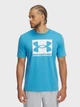 Футболка длинная мужская Under Armour Ua Abc Camo Boxed Logo Ss 1361673-452 M Голубая (197779386036) - изображение 1