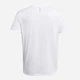 Футболка спортивная длинная мужская Under Armour UA Launch Shortsleeve 1382582-100 2XL Белая (196885473098) - изображение 5