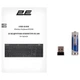 Клавиатура 2E KS280 WL/BT EN/UKR Grey/Black (2E-KS280WBGR_UA) - изображение 2