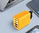 Мережевий зарядний пристрій WUW C212 PD48W 2Type-C+2USB yellow - изображение 3
