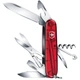 Швейцарский нож складной Victorinox карманный 14 функций красный 91 мм. 2203410 - изображение 2