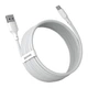 Кабель Baseus Simple Wisdom Data Cable Kit USB to Type-C 5A (2PCS/Set）1.5m White (TZCATZJ-02) - изображение 3