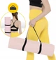 Килимок (мат) спортивний 4FIZJO TPE 180 x 60 x 0.6 см для йоги та фітнесу Pink/Grey (P-5907739317063) - зображення 3