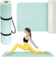 Килимок (мат) спортивний 4FIZJO TPE 180 x 60 x 1 см для йоги та фітнесу Mint/Grey (P-5907739311917) - зображення 1