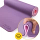 Коврик (мат) спортивный 4FIZJO TPE 180 x 60 x 0.6 см для йоги и фитнеса Violet/Pink (P-5907739316950) - изображение 11