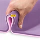Коврик (мат) спортивный 4FIZJO TPE 180 x 60 x 1 см для йоги и фитнеса Violet/Pink (P-5907739316967) - изображение 4