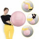 Мяч для фитнеса (фитбол) 4FIZJO 55 см Anti-Burst Pink (P-5907739316271) - изображение 11