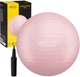 Мяч для фитнеса (фитбол) 4FIZJO 65 см Anti-Burst Pink (P-5907739317384) - изображение 1