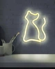 Бра, настінний світильник Goldlux 327093 Neon Cat Led 1x3W USB 5V DC 1A IP20 Wh (091595) - зображення 3
