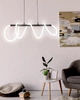 Підвісний світильник, люстра Goldlux 329080 Emma Led 1x38W 4000K 4450Lm IP20 Чорний (094745) - зображення 4