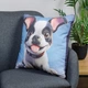 Подушка декоративная Home Line Бульдожек Графитовая 45x45 см (189209 HL) - изображение 2