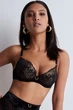 Бюстгальтер push-up Aubade 75C Чорна пташка (109068) - изображение 5