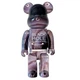 Колекційна фігурка дизайнерська статуетка ведмедик беарбрик Bearbrick Medicom Toy 400% 28 см у стилі BLACK HOLE - зображення 1