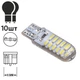 Лампа PULSO/габаритная/LED T10/W2.1x9.5d/W5W/24SMD-3014 static/24v/0.5w/320lm White - изображение 1