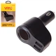 Удлинитель прикуривателя VOIN 1 выход + 2 USB 2400 mA 12/24V SC-1528С - изображение 1