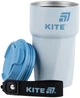 Термокружка Kite 450 мл Серая с голубым (K25-1220-2) - изображение 4