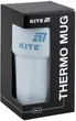 Термокружка Kite 450 мл Серая с голубым (K25-1220-2) - изображение 5