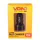 Автомобільний зарядний пристрій VOIN C-31209BK, 2USB (12/24V - 5V 3,1A) + вольтметр - зображення 2