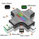 Багатофункціональний USB тестер J7-c Type-C USB QC3.0 / 3.6-32V / 8A. Цифровий ватметр, вольтметр, амперметр постійного струму, напруги для зарядок, павербанків, акб, кабелів - зображення 5