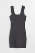 Платье H&M S графит 31011085580 - изображение 1