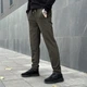 Костюм Pobedov Softshell Куртка с капюшоном + Брюки хаки с черным размер M - изображение 13