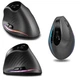 Вертикальная мышь беспроводная Zelotes F-35C с аккумулятором RGB подсветкой 2,4G+Bluetooth Black - изображение 3