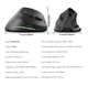 Вертикальная мышь беспроводная Zelotes F-35C с аккумулятором RGB подсветкой 2,4G+Bluetooth Black - изображение 5