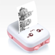Портативный Мини Термопринтер Детский Mini Printer Bluetooth + Набор Термобумаги В Комплекте Розовый - изображение 3