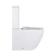 Унитаз напольный Qtap Jay Ultra Quiet с сидением Soft-close 640x360x835 мм QT07222175TW White - изображение 4