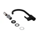 Змішувач для кухні чорний матовий Brinex Pure 015F Black Matt BRIPUR015FBLM - зображення 5