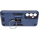 Чохол Fiji Defence для Samsung Galaxy S24 FE (S721) захисний бампер з кільцем підставкою Dark Blue - зображення 3