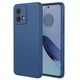 Чехол Fiji Full Soft Premium для Motorola G84 (XT2347) противоударный бампер с микрофиброй Dark Blue - изображение 1