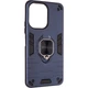 Чехол Fiji Defence для Poco C65 защитный бампер с кольцом подставкой Dark Blue - изображение 1