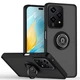 Чехол Fiji Colorframe для Honor 200 Lite матовый бампер с кольцом подставкой Black - изображение 1