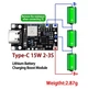 Модуль зарядки 2S/3S 8.4/12.6V 1,5A li-ion / Type-C QC 15W - изображение 3