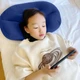 Подушка з наповнювачем міні-кульками SLEEP PILLOW для сну на спині / животі / боці, 40х25х10 см, синя (98039208) - зображення 2