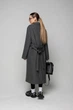 Женское демисезонное пальто Саша Chiuas L-XL Серый - изображение 3