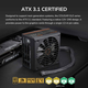 Блок питания Cougar GLE 850, модульный, 850 Вт, 80 Plus Gold, Modular, 135 мм Silent Fan, 8SATA + 4PCI-E - изображение 15